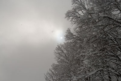 雲から太陽