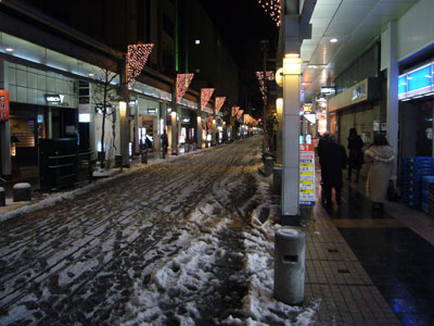 新潟市の繁華街