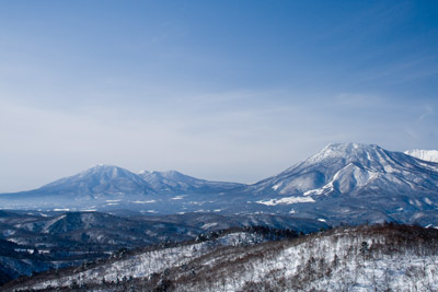 黒姫山と飯縄山
