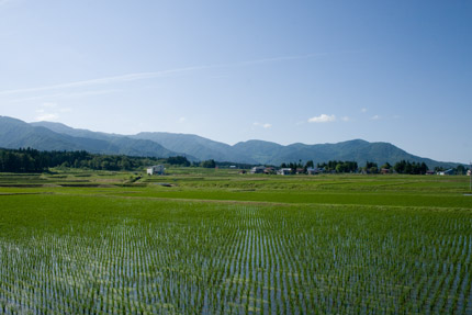 妙高山と反対の景色