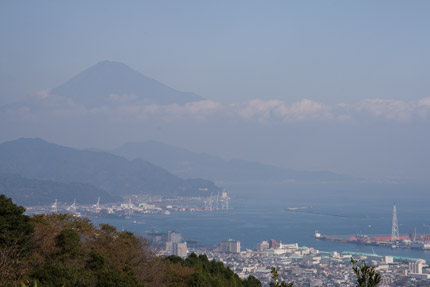 富士山が見えました