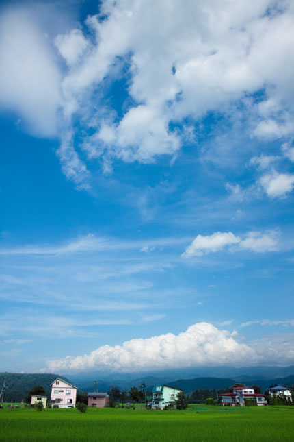 気持ちよさそうな入道雲