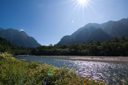 梓川の流れ