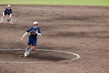 上野由岐子投手の投球フォーム