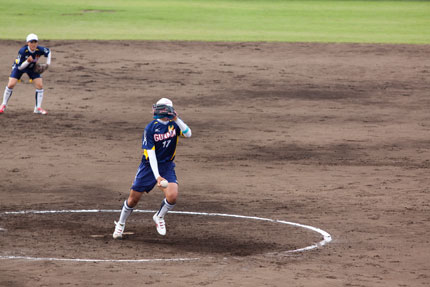 上野由岐子投手の投球フォーム
