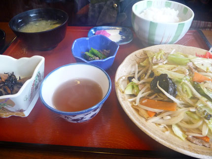 野菜炒め定食