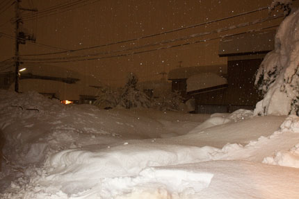 今日は雪が止んでくれるだろうと思った1月15日