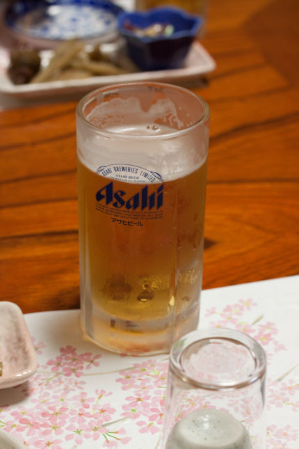 とりあえずビールですね