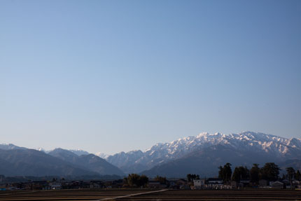 北アルプス連峰