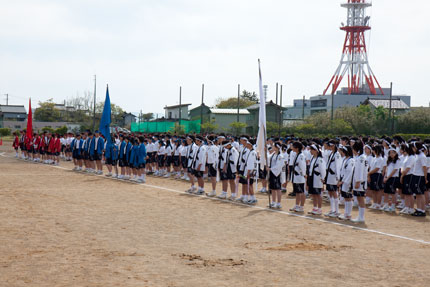 絶好の運動会日和