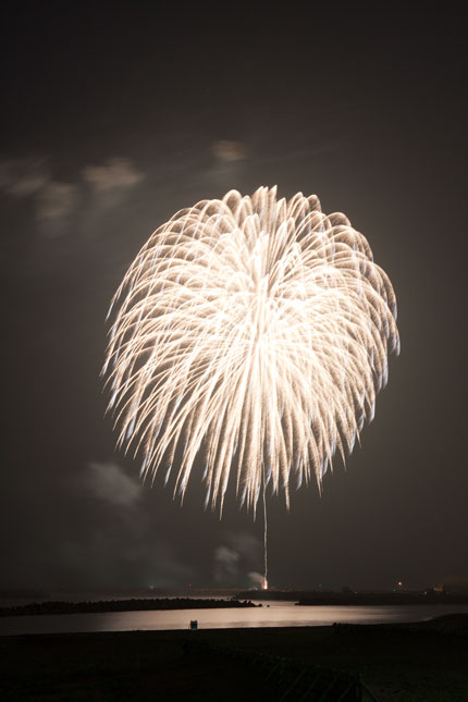 一発目の花火