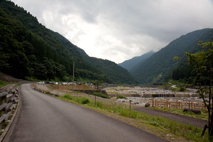 立山駅の臨時駐車場