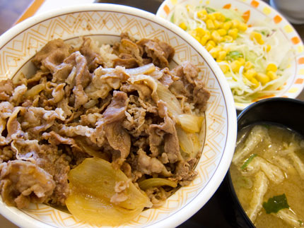 大盛り牛丼