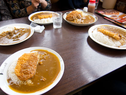 それぞれ違うカレー