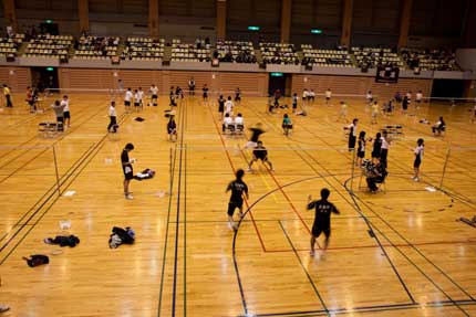 高校バドミントン上越地区大会