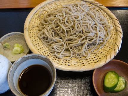 「こそば」を使用した蕎麦