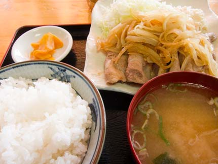 生姜焼き定食