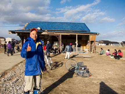 僅かに残った小屋