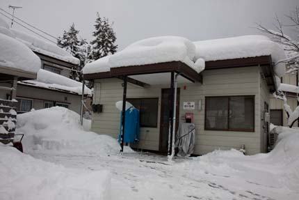 上越市大貫の雪の状況