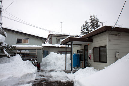 下の通路も除雪