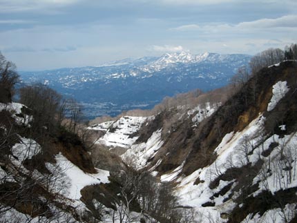 光差し美しい山々