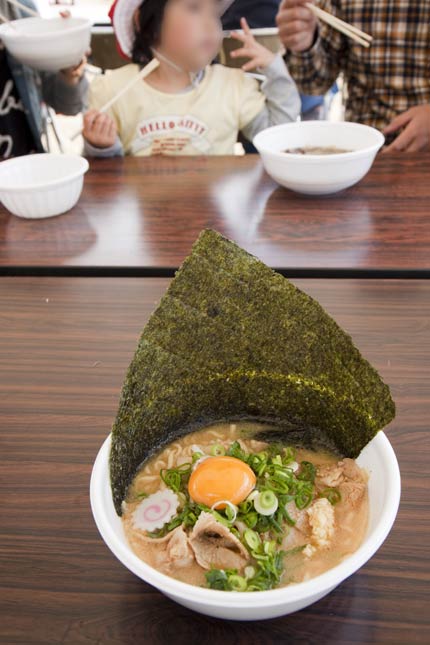 味噌味のボリューム満点のラーメン