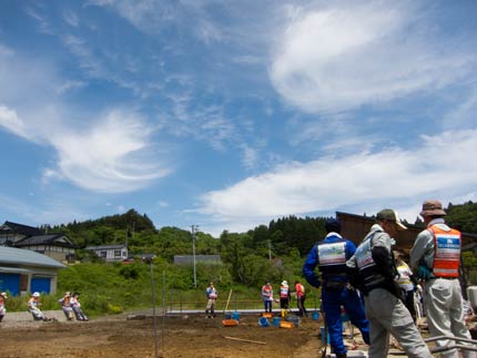 瓦礫撤去作業もラストスパート