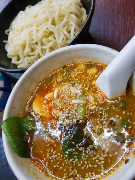 タンタンつけ麺830円