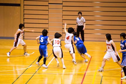 同じ学校の女子チーム