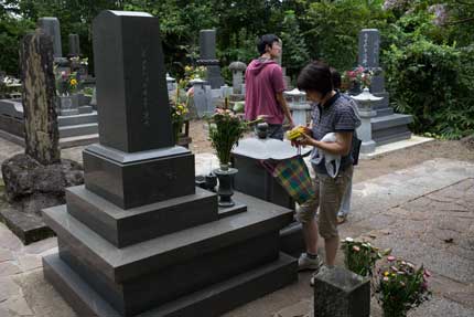 母方実家の墓参り