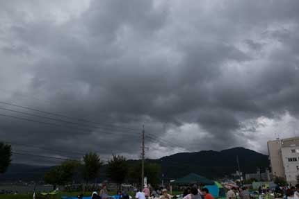 雲行きが怪しく