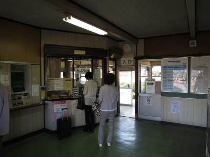 旧脇野田駅を見学