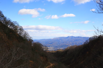 麓の村までよく見えて