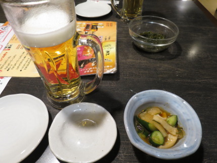 生ビールで乾杯