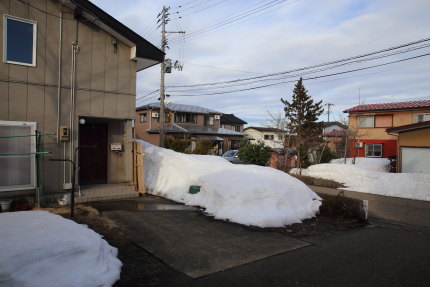 上越市大貫の雪