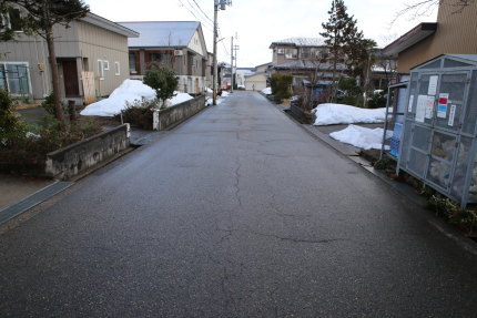 3月4日(水)、上越市大貫の様子