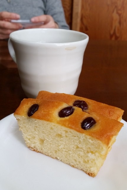 小豆のケーキ