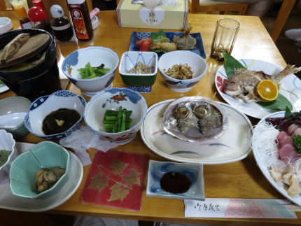 民宿 汐ケ島さんの夕食