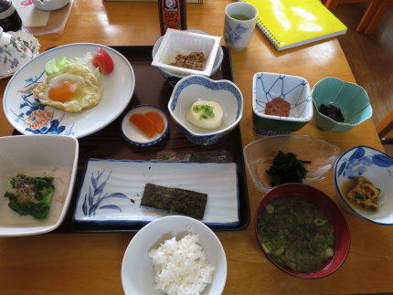 民宿 汐ケ島さんの朝食