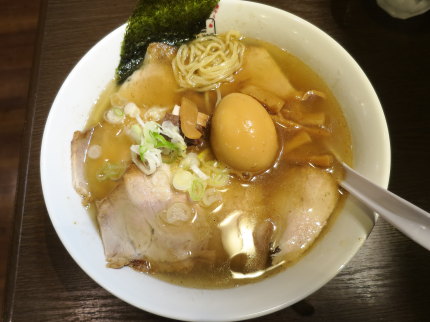 麺屋吉祥上越アコーレ店、味玉ちゃーしゅー麺塩