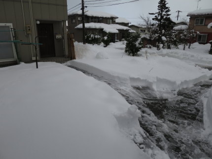 40cmくらいの積雪