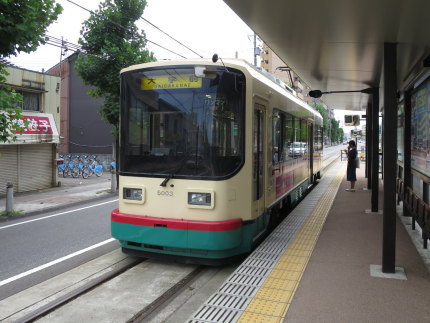 可愛らしい路面電車