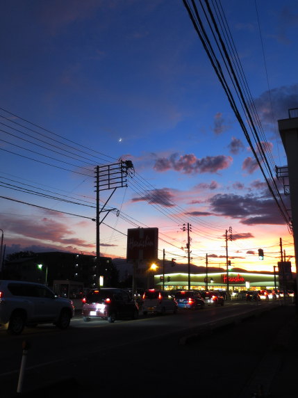 綺麗な夕焼け