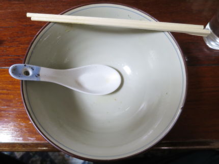 スープも全部完食