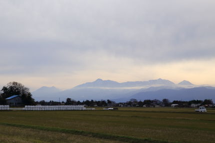 黒姫山、妙高山、火打山