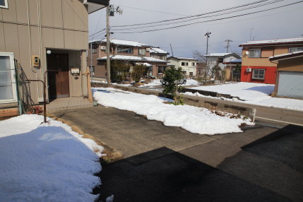 雪も溶けていました