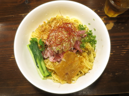 季節限定の汁なしあまから麺950円(税込)