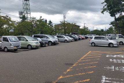 駐車場が満車