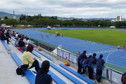 中学生の陸上競技大会