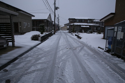 この程度の雪